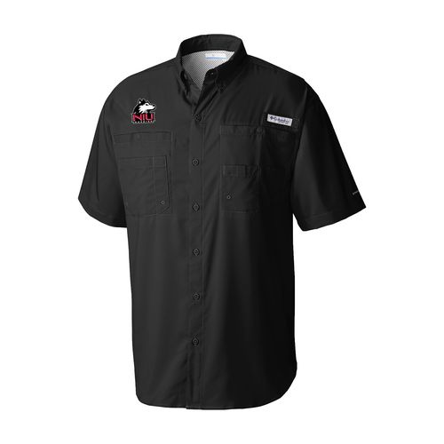 Picture of NIU Left Chest Print - Men's Tamiami Short Sleeve Shirt - black