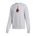 Picture of Women's Cropped 3-Stripe Crew  - Power Red