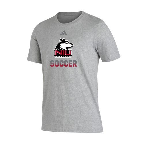 Picture of NIU Logo - Adidas - Men's Fresh Short Sleeve Tee  - medium grey heather