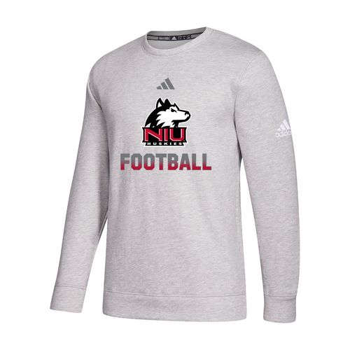 Picture of NIU Logo - Adidas - Men's Fleece Crew  - medium grey heather