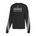 Picture of Women's Cropped 3-Stripe Crew  - Black