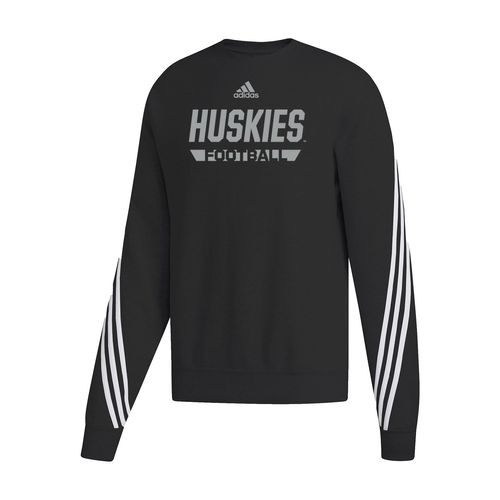 Picture of Women's Cropped 3-Stripe Crew  - Black