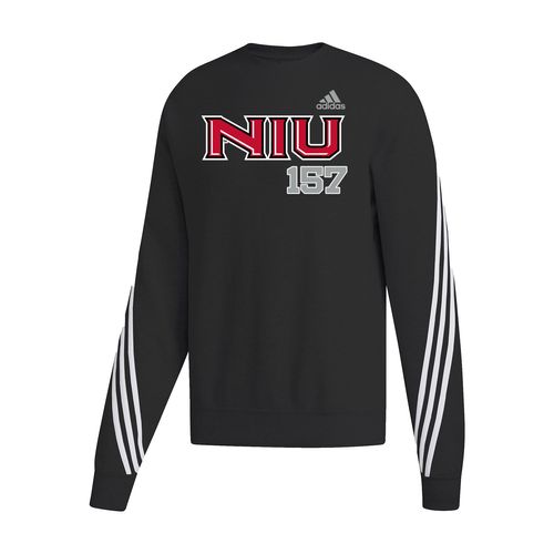 Picture of Women's Cropped 3-Stripe Crew  - black