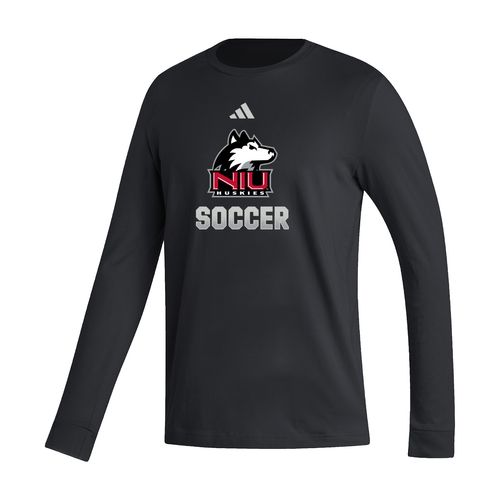 Picture of NIU Logo - Adidas - Men's Fresh Long Sleeve Tee  - black