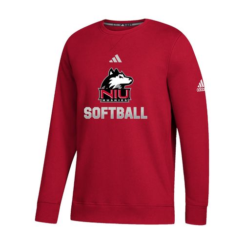 Picture of NIU Logo - Adidas - Men's Fleece Crew  - power red