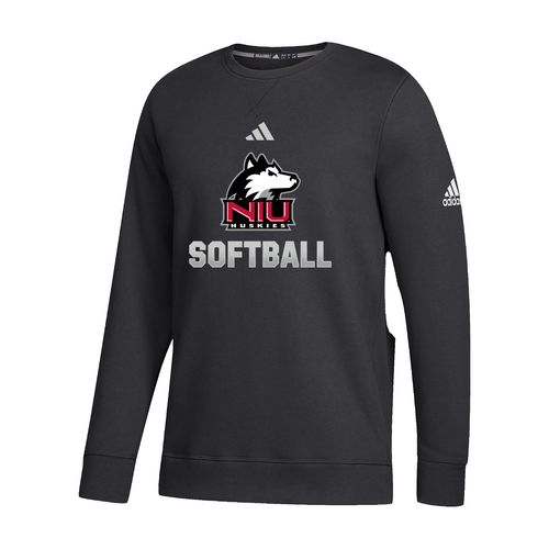 Picture of NIU Logo - Adidas - Men's Fleece Crew  - black