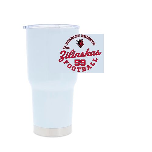 Picture of 30oz Stainless Steel Tumbler - white