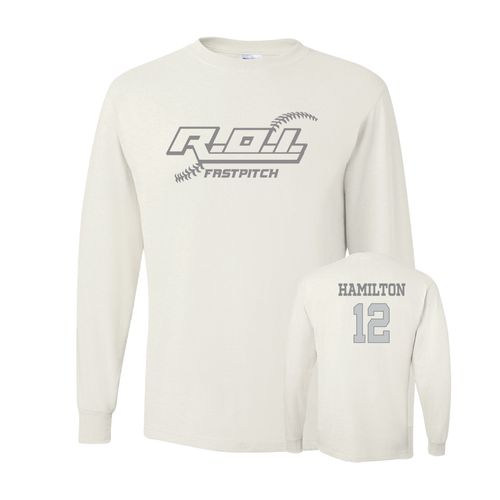 Picture of Youth Dri-Power Long Sleeve T-Shirt - White