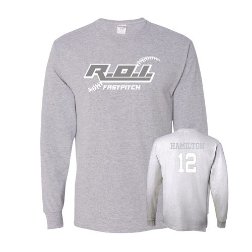 Picture of Youth Dri-Power Long Sleeve T-Shirt - Athletic Heather