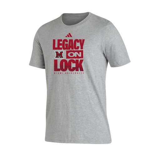 Picture of LEGACY ON LOCK - Men's Fresh Short Sleeve Tee  - medium grey heather
