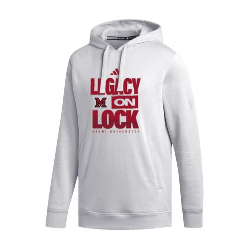 Picture of LEGACY ON LOCK - Men's Fleece Hood  - White