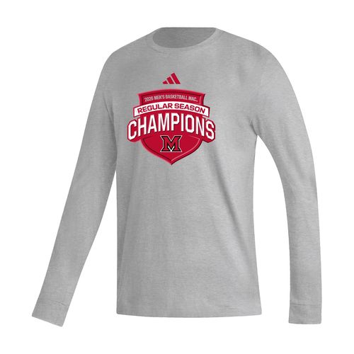 Picture of REGULAR SEASON CONFERENCE CHAMPS - Men's Fresh Long Sleeve Tee  - medium grey heather