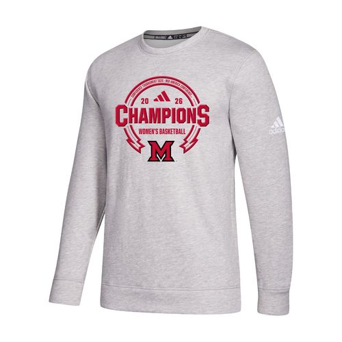 Picture of WBB CONFERENCE TOURNAMENT CHAMPS - Men's Fleece Crew  - medium grey heather
