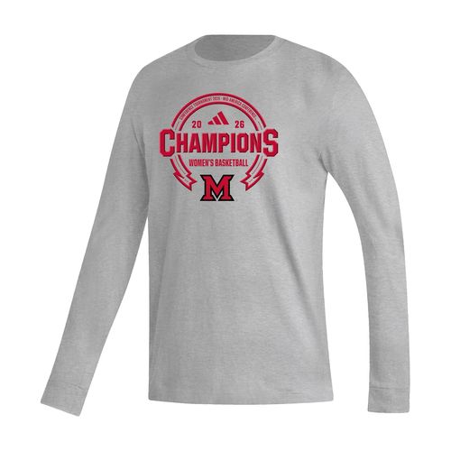 Picture of WBB CONFERENCE TOURNAMENT CHAMPS - Men's Fresh Long Sleeve Tee  - medium grey heather