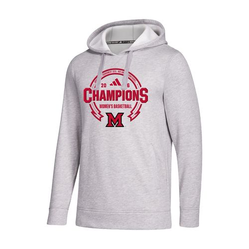 Picture of WBB CONFERENCE TOURNAMENT CHAMPS - Men's Fleece Hood  - medium grey heather