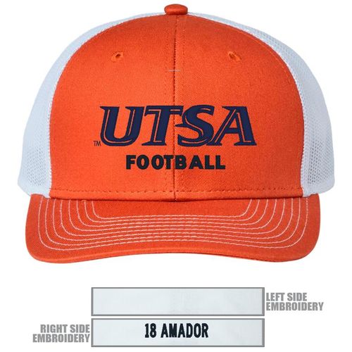 Picture of The Game Everyday Trucker Cap - texas orange/ white