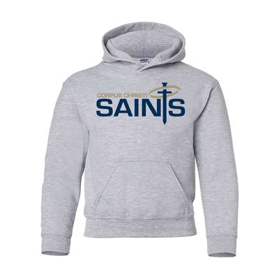Picture of Heavy Blend Youth Hooded Sweatshirt - Sport Grey