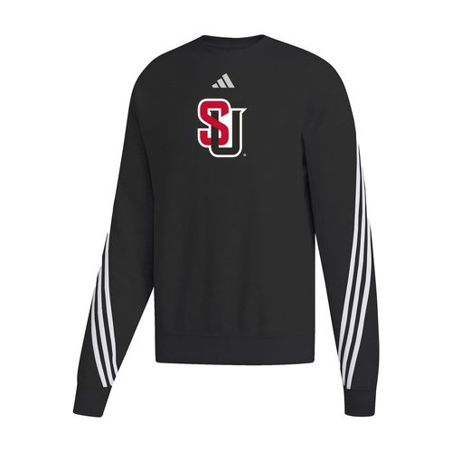 Picture of Women's Cropped 3-Stripe Crew  - black