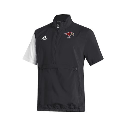 Picture of Stadium 1/4 Zip Woven Short Sleeve - black - white