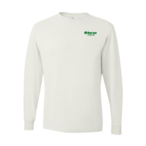 Picture of Youth Dri-Power Long Sleeve T-Shirt - White