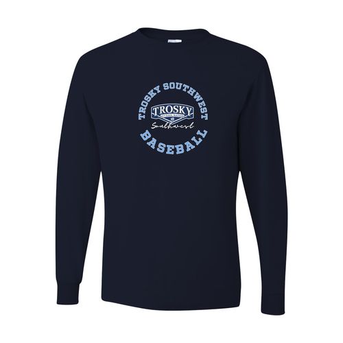 Picture of Youth Dri-Power Long Sleeve T-Shirt - Navy