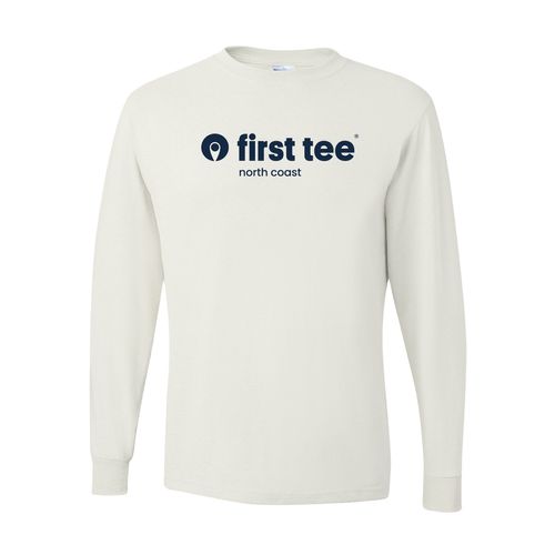 Picture of Youth Dri-Power Long Sleeve T-Shirt - White