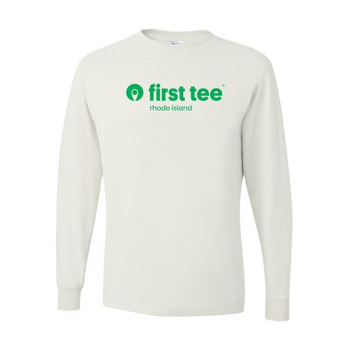 Picture of Youth Dri-Power Long Sleeve T-Shirt - White