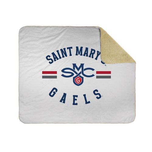Picture of 50x60 Sherpa Lined Throw Blanket - white