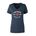Picture of Women's Semi- Fitted Premium V- Neck T-Shirt  - White