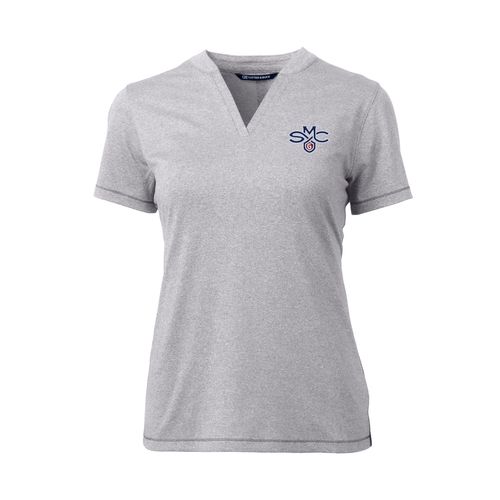 Picture of C&B Womens Forge Heathered Stretch Blade Top - Polished Heather