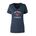 Picture of Women's Semi- Fitted Premium V- Neck T-Shirt  - charcoal heather