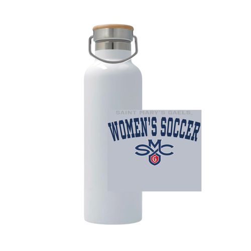 Picture of 25oz Stainless Steel Thermos - White