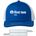 Picture of The Game Everyday Trucker Cap - royal/ white