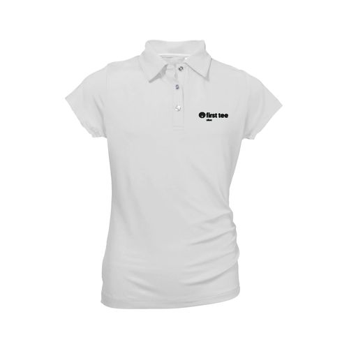 Picture of Youth Girls Garb Brighton Polo - white
