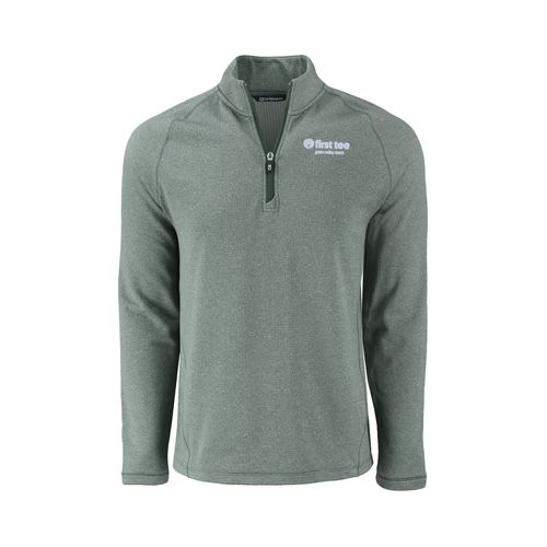 Picture of C&B Peshastin Fleece Half Zip Pullover - Hunter Heather
