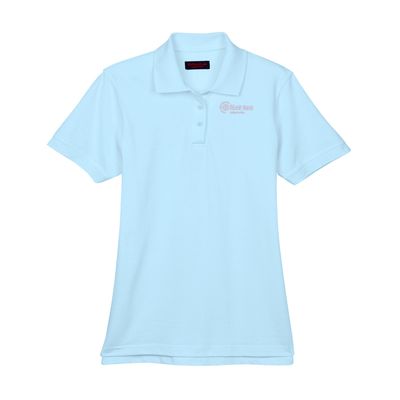 Picture of Women's Cotton Pique Polo - Baby Blue