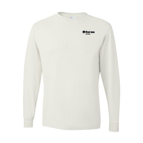 Picture of Youth Dri-Power Long Sleeve T-Shirt - White