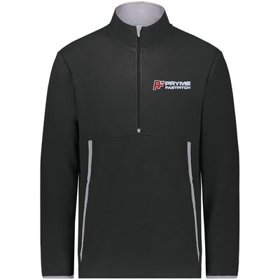 Picture of Augusta Chill Fleece 2.0 1/2 Zip Pullover - Black - Embroidery Text Drop