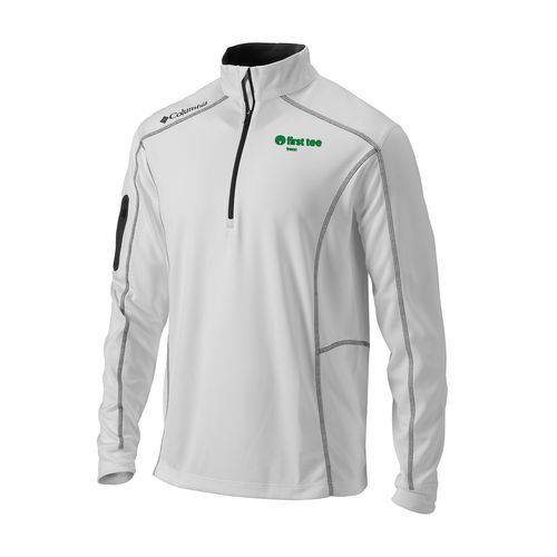 Picture of Men's Omni-Wick Shotgun 1/4 Zip - white