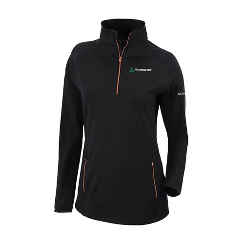 Picture of Women's Omni-Wick Outward Nine 1/4 Zip - Black