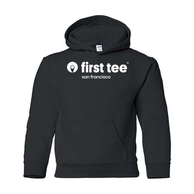 Picture of Heavy Blend Youth Hooded Sweatshirt - Black