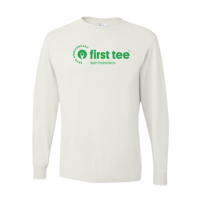 Picture of Dri-Power Long Sleeve T-Shirt - White