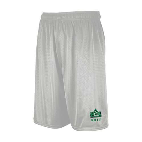 Picture of Russell DRI-POWER 9 inch Mesh Shorts - grid iron silver