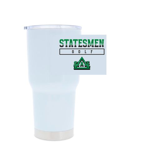 Picture of 30oz Stainless Steel Tumbler - white