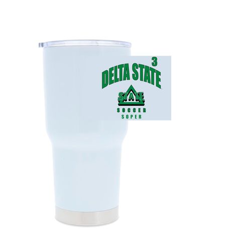 Picture of 30oz Stainless Steel Tumbler - white