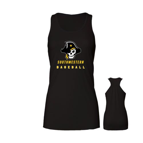 Picture of Women's Flowy Racerback Tank - black