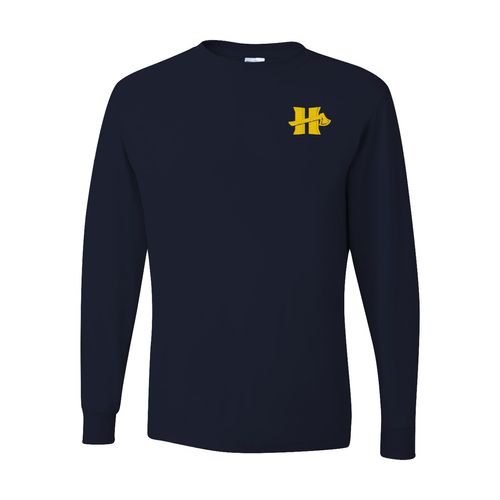Picture of Youth Dri-Power Long Sleeve T-Shirt - Black