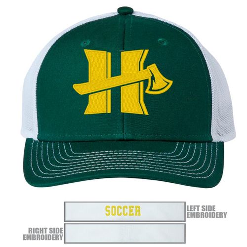 Picture of The Game Everyday Trucker Cap - Dark Green/ White