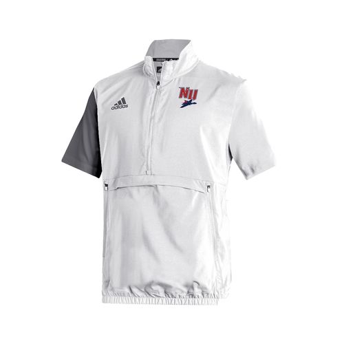 Picture of Stadium 1/4 Zip Woven Short Sleeve - white - grey