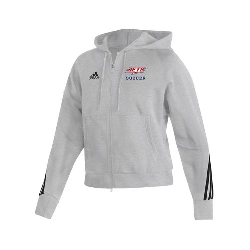 Picture of Women's Fashion Full Zip Hoodie - Medium Grey Heather